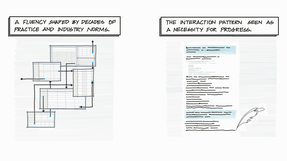 Structured interface and conversational AI comparison
